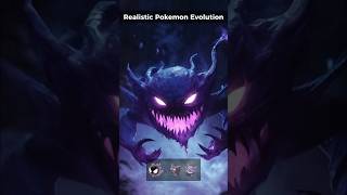 Realistic Pokemon Evolution  Gengar pokemon pokemoncommunity shorts gengar jigglypuff [upl. by Aneryc]