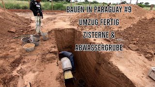 Umzug fertig Zisterne amp Abwassergrube ausgebaggert [upl. by Werby303]