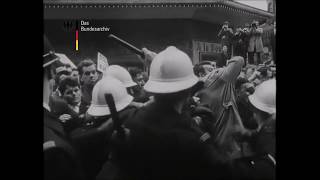 Walloon demonstration in Belgium 1962 [upl. by Rorry]