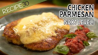 Chicken Parmesan Next Level with oozing melted cheese on top [upl. by Sudnac]