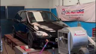 463hp corsa z20let dyno pull [upl. by Gussi68]