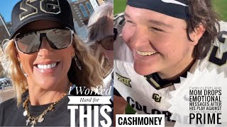 Cash Cleveland Mom DROPS EMOTIONAL Post After His PLAY Against Texas Tech With COACH PRIME [upl. by Island]