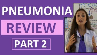 Pneumonia Treatment Nursing Interventions Antibiotics Medication  NCLEX Respiratory Part 2 [upl. by Ruff]