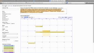 MODx CMS  Google Calendar [upl. by Yltsew101]