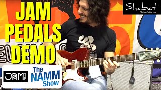 Shabat Bobcat Demo at the Jam Pedals Booth  NAMM 2019 [upl. by Saticilef]