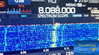 Unknown signal at 8090 mhz [upl. by Kele350]