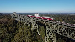 VT125 “Stuttgarter Rössle” auf der Marschbahn bei der Überfahrt des NOK [upl. by Yrek]