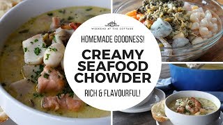 Extremely amazing CREAMY SEAFOOD CHOWDER  Tasty amp Flavourful [upl. by Aziza767]