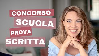 Concorso scuola  La prova scritta [upl. by Mindi]