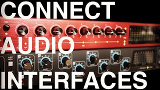 How To Connect 2 Audio Interfaces [upl. by Burra277]