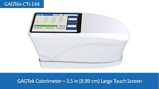 Colorimeter – 35 in 889 cm Large Touch Screen  GAOTek [upl. by Atinet411]