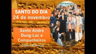 Santo do dia 24 de novembro [upl. by Oretna350]