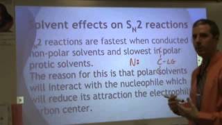 SN1 and SN2 reactions  mechanism and how to tell which will occur [upl. by Zollie]