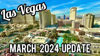 March 2024 Las Vegas UPDATE  March Madness is coming [upl. by Llekim284]