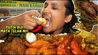 kalau beratur panjang tu sedap la kan mukbang malaysia NASI KANDAR SADAM [upl. by Beitz]