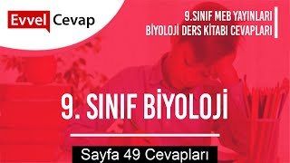 9 Sınıf Biyoloji Meb Yayınları Ders Kitabı Cevapları Sayfa 49 [upl. by Eerok]