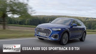 Essai Audi SQ5 Sportback 30 TDI 341 ch Diesel musclé [upl. by Martyn]