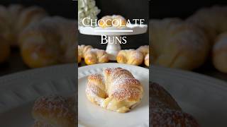 Chocolate Buns Recipe 🍫🤍 in the Description [upl. by Kooima]