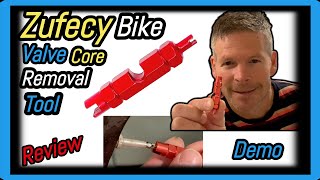 Zufecy Bike Valve Core Removal Tool Review and Demonstration ★ For Presta and Schrader Valves [upl. by Idmann]