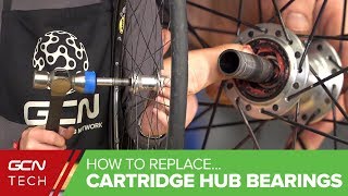 How To Replace Cartridge Hub Bearings In Your Road Bike Wheels [upl. by Manara]