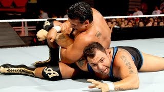 Santino Marella vs Alberto Del Rio Raw July 30 2012 [upl. by Atinas]