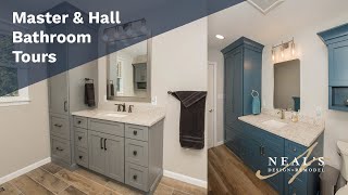 Transitional Master amp Hall Bathroom Tours  Lebanon [upl. by Lavona]