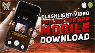 Flashlight Video Projector App for iPhone iPad iOS amp Android  Projector App for Mobile [upl. by Averill190]