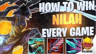 WILD RIFT  How To Win Games With Nilah  Challenger Nilah Gameplay  Guide amp Build [upl. by Mikael]