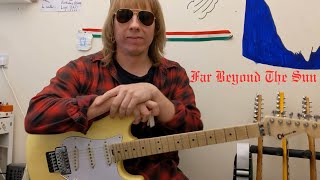 Yngwie Malmsteen  Far Beyond The Sun Cover  Steve Jeffrey [upl. by Ellerrehs]