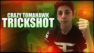 CRAZY Tomahawk Trickshot w Reaction  FaZe Rug [upl. by Purdum757]