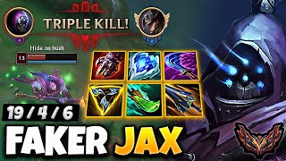 T1 Faker Jax vs Aatrox  TOP  Korea Grandmaster Patch 143 ✅ [upl. by Alison]