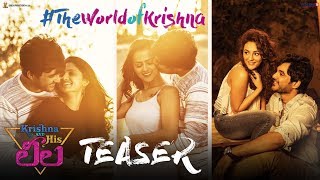 Krishna And His Leela Official Teaser  Siddhu  Shraddha  Seerat  Shalini  Ravikanth Perepu [upl. by Greenberg]