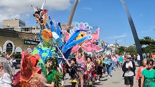 Full Video Folkestones Charivari Street Carnival 2023 [upl. by Gaw198]