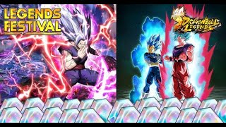 CAN WE GET LUCKY SUMMONING FOR BEAST GOHAN AND SSBKK GOKUSSBE VEGETA Dragon ball Legends [upl. by Eidob]