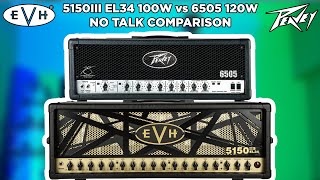 EVH 5150 III Stealth EL34 vs Peavey 6505  No Talk HiGain Comparison [upl. by Khano]