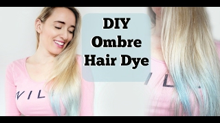 How To Ombre Hair  Non permanent Hair Dye SPRAY  LquotOREAL Colorista REVIEW [upl. by Myke]