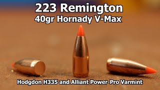 223 Rem  40gr Hornady VMAX [upl. by Arvo]