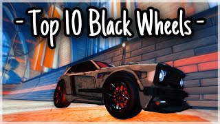 Best Black Wheels in Rocket League Expensive to Cheap [upl. by Harlamert237]