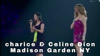 CHARICE amp CELINE DION DUET Madison Square Garden [upl. by Lielos]