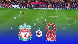 LIVE LIVERPOOL VS NOTTINGHAM FOREST • PREMIER LEAGUE 2425 • REALISTIC SIMULATION [upl. by Eekorehc]