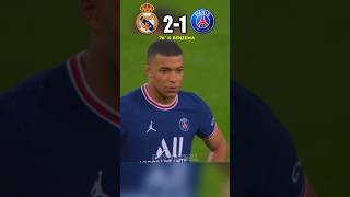 Real Madrid 🇪🇸 VS PSG 🇫🇷 UCL 2022 Mbappe Offside Benzema Aura [upl. by Jandel]