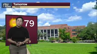 FSU Weather  Thursday October 10th [upl. by Domingo]