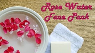 Turmeric Rose Water Face Pack For Dull Skin [upl. by Uranie]