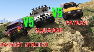 🚜GTA online squaddie vs patriot vs limusina patriot cual es mejor [upl. by Asiret879]