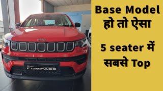 Jeep Compass 2022 Sport Base Model 2022 Review Interior Exterior Features Price [upl. by Eatnuahc512]