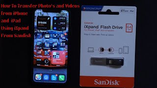 how to transfer photo using sandisk ixpand 2021 [upl. by Eido647]