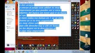 Como instalar Addon Bagnon para wow 335a instalar cualquier addon [upl. by Grete]