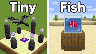 Testing TINY Minecraft Build Hacks That Feel Illegal [upl. by Asum]