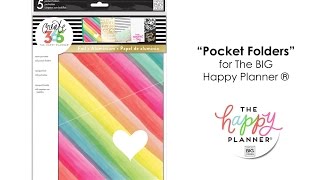 Pocket Folders Happy Planner™ Preview  BIG [upl. by Luapnaej272]