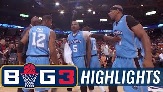 Ball Hogs vs Power  BIG3 HIGHLIGHTS [upl. by Eikcaj]